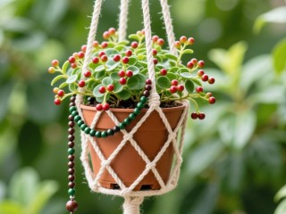 佛珠吊篮种植，选用何种花盆最适宜？