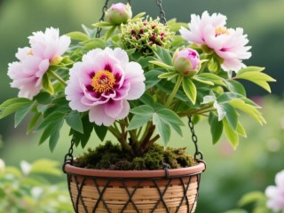 牡丹吊篮摘顶方法及注意事项有哪些？