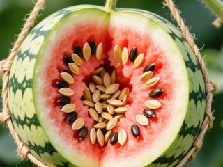 吊篮西瓜籽如何顺利取出？