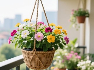 阳台吊篮养花方法探讨？