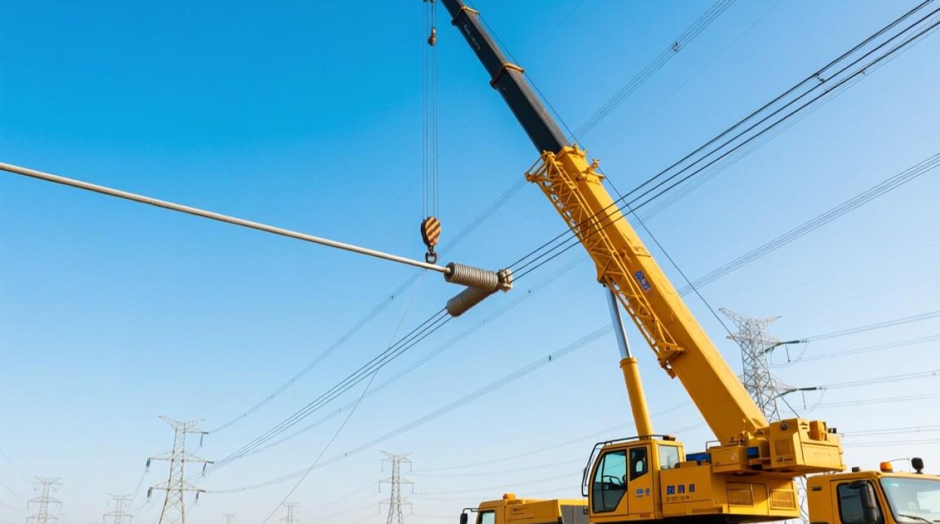 高压线用吊车放线，是否存在安全隐患？是否合规？