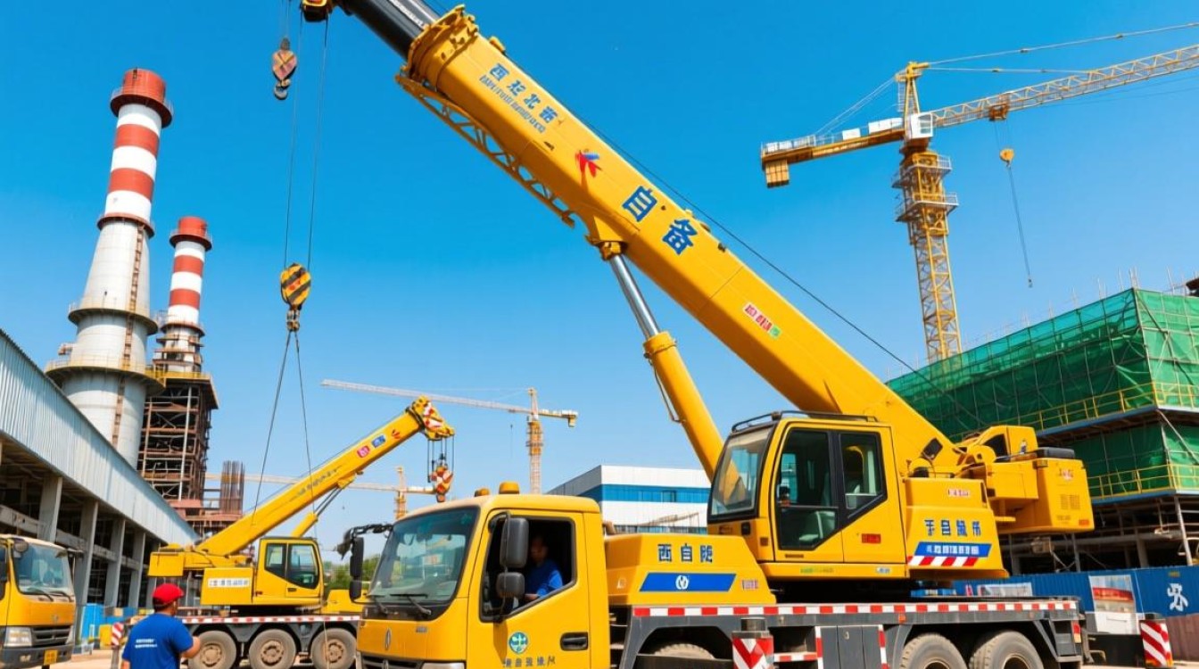 西安二手自备吊车