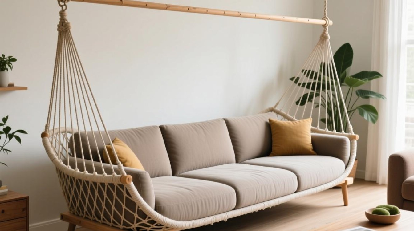 长形吊篮沙发怎么安装