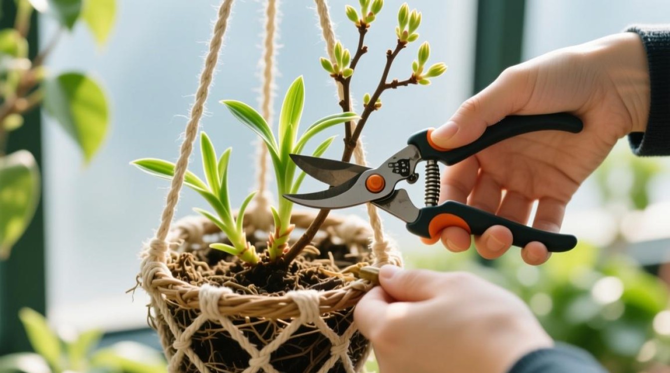 吊篮开春怎么修剪好看