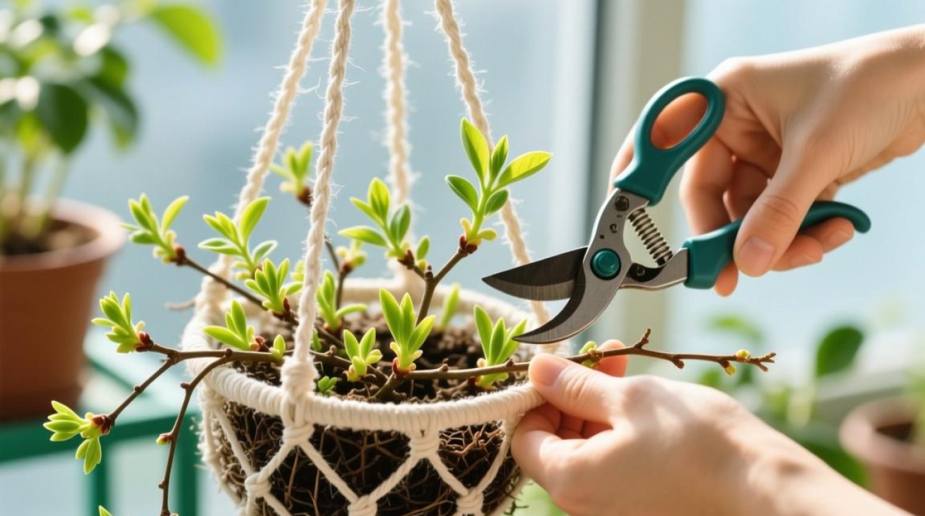 吊篮开春怎么修剪好看