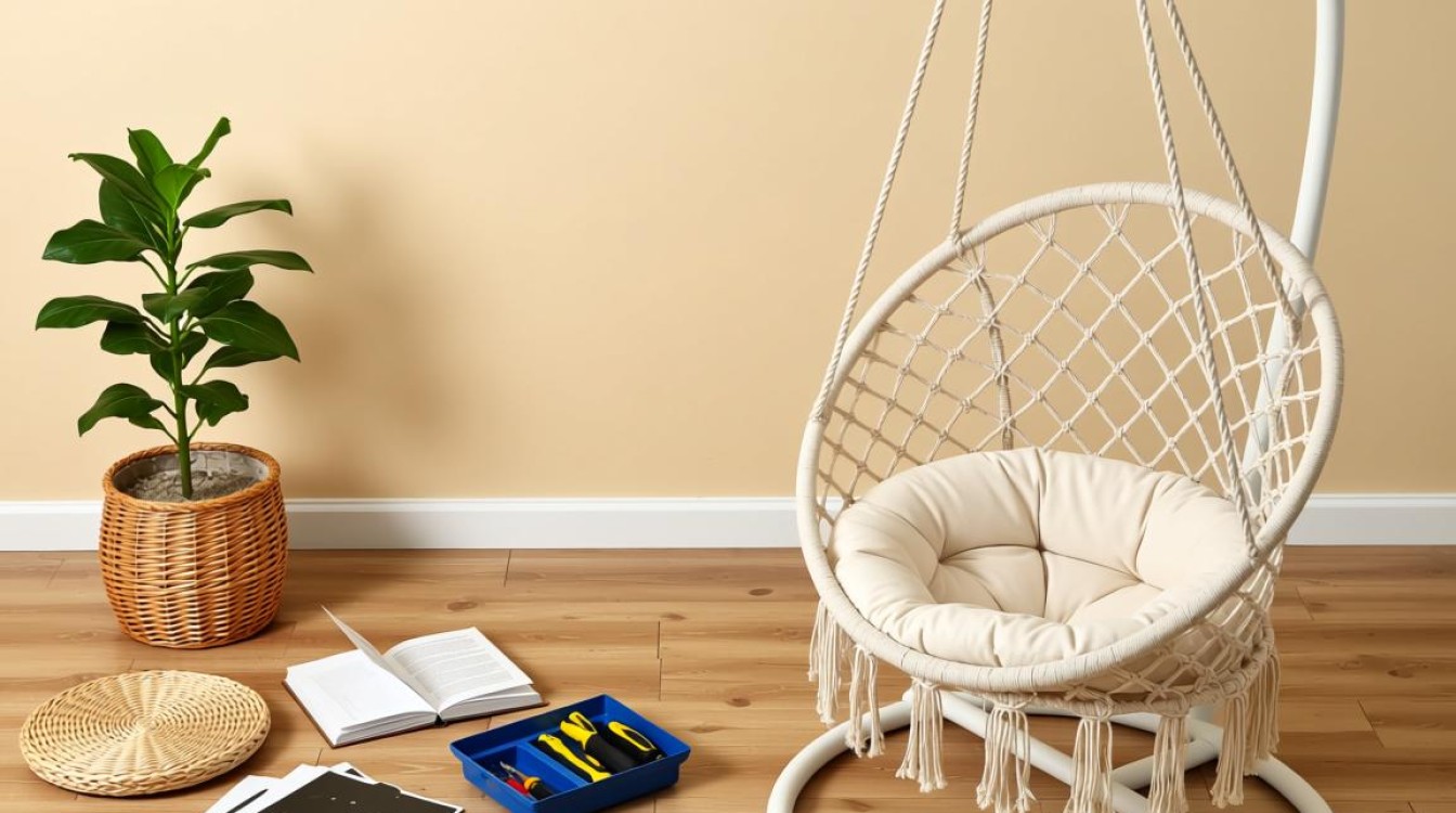 吊篮摇椅钩子安装步骤详解？