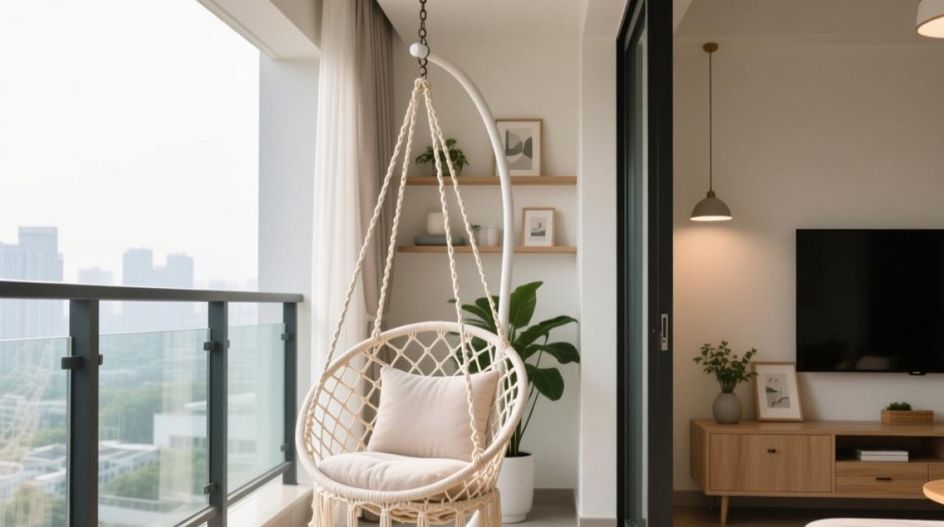 阳台吊篮客厅装修有何独特风格选择？