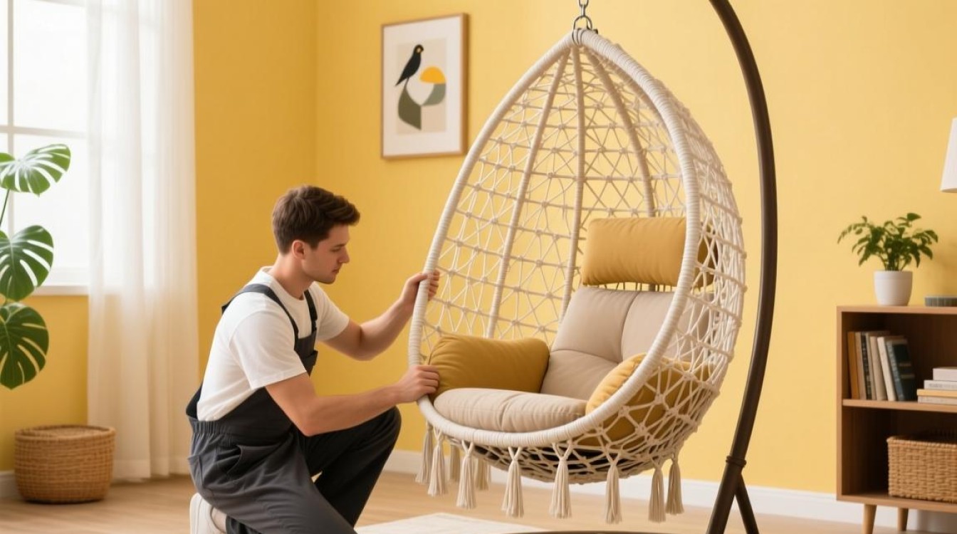 鸟巢吊篮座椅安装步骤详解？