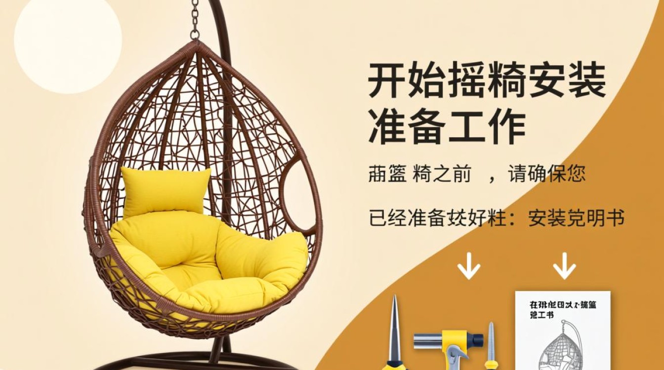 道具吊篮摇椅安装步骤详解？