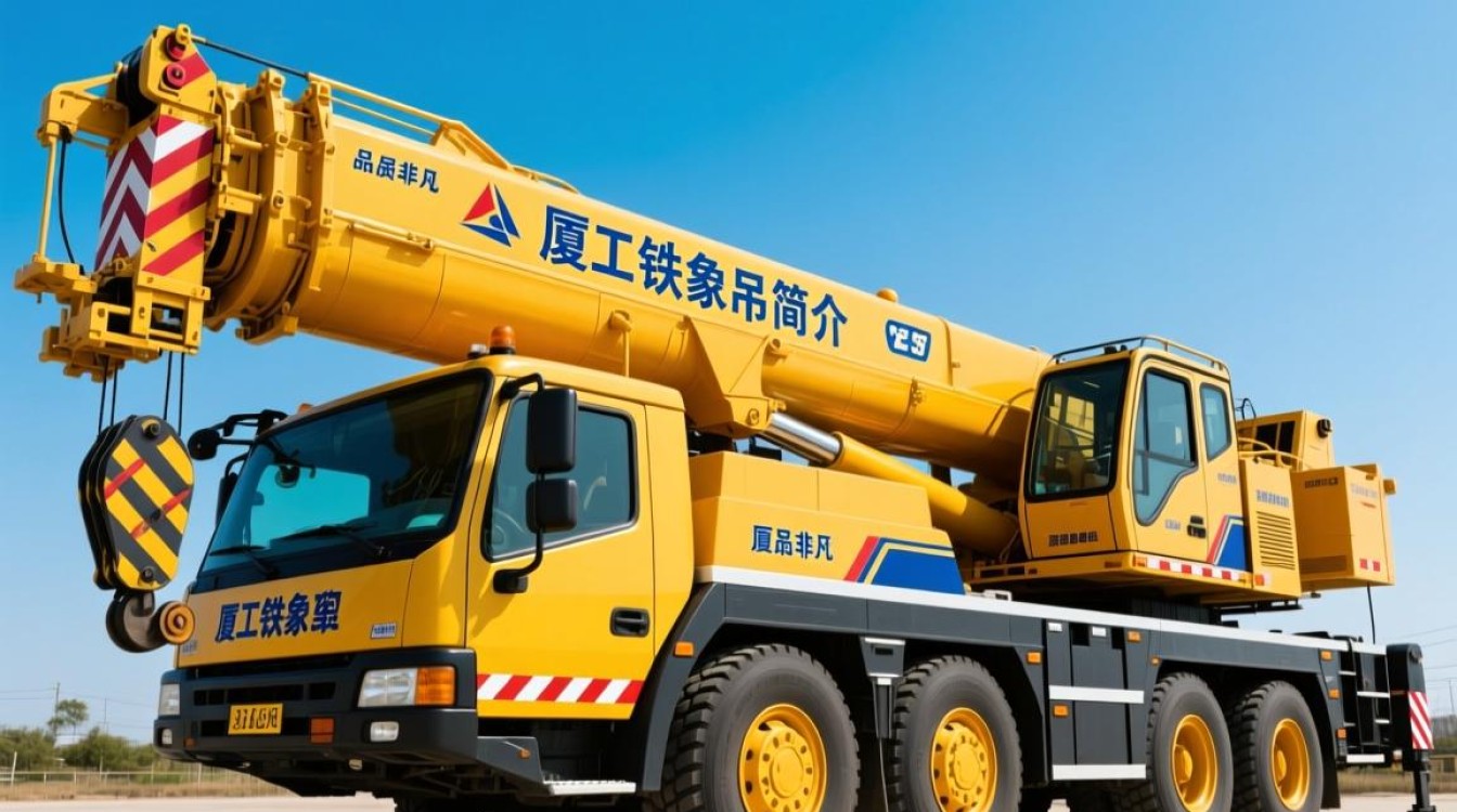 厦工铁像吊车图片中的独特设计有何特点？