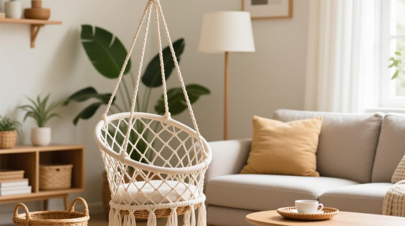 客厅吊篮摆放技巧，如何打造美观空间？