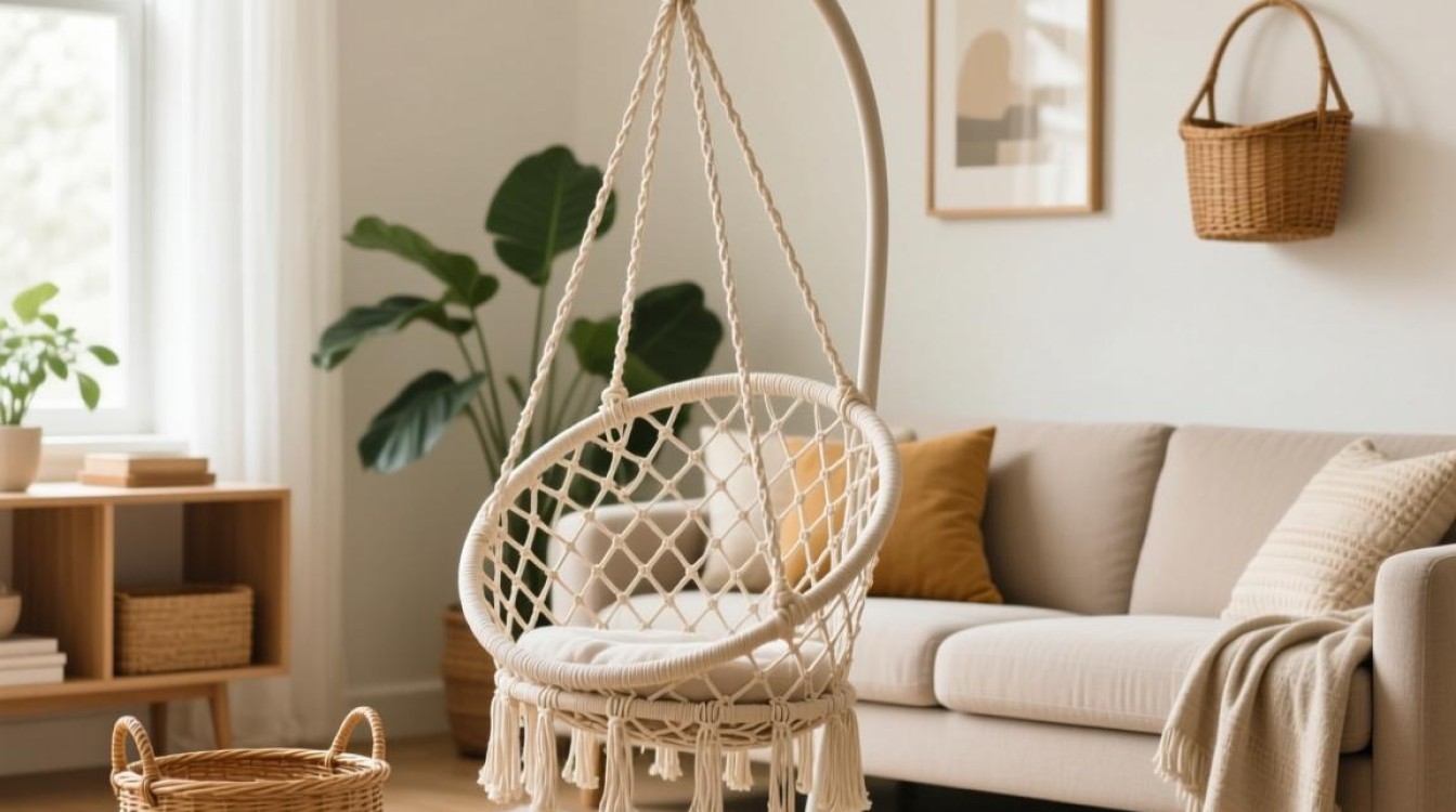 客厅吊篮摆放技巧，如何打造美观空间？