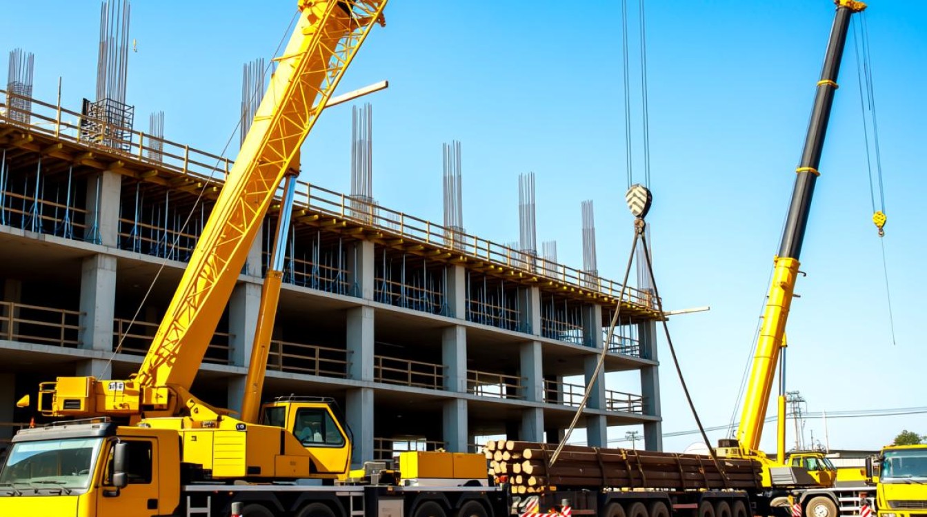 吊车作业中，何种情况下必须使用枕木？