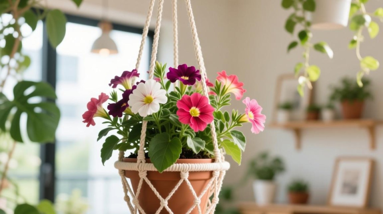 吊篮盆养花技巧揭秘，究竟如何操作？