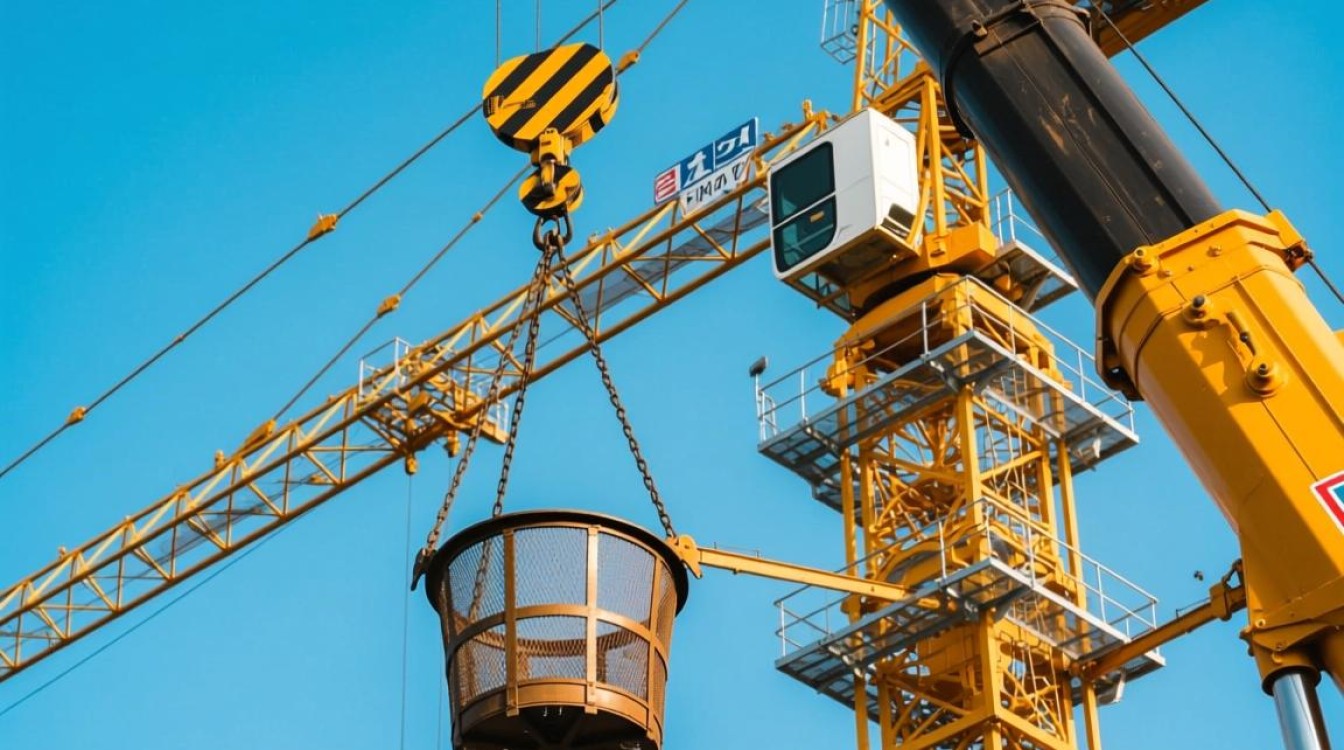 吊车吊篮图片欣赏，安全操作疑问多？