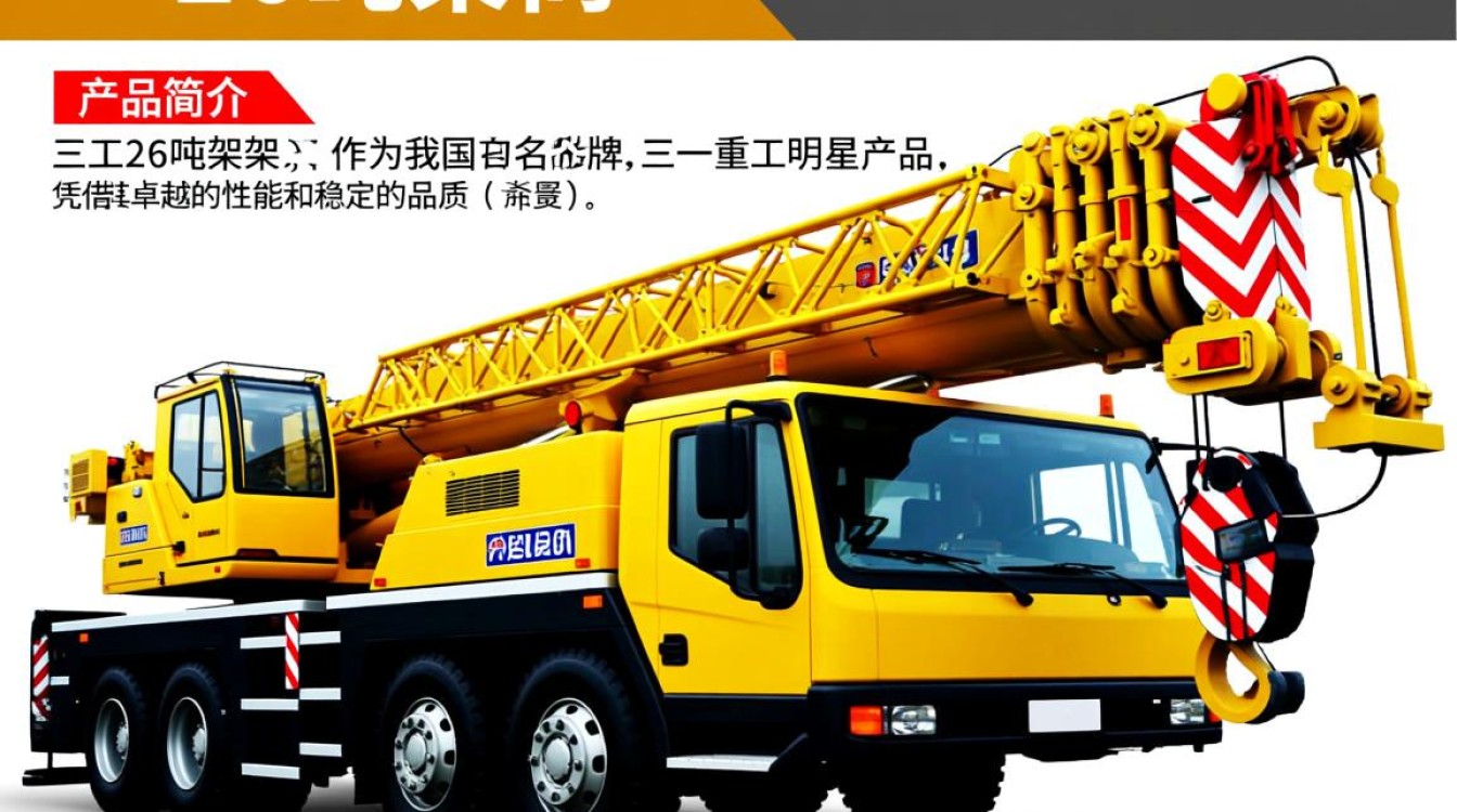 三一26吨吊车出售，价格优惠，有何疑问？