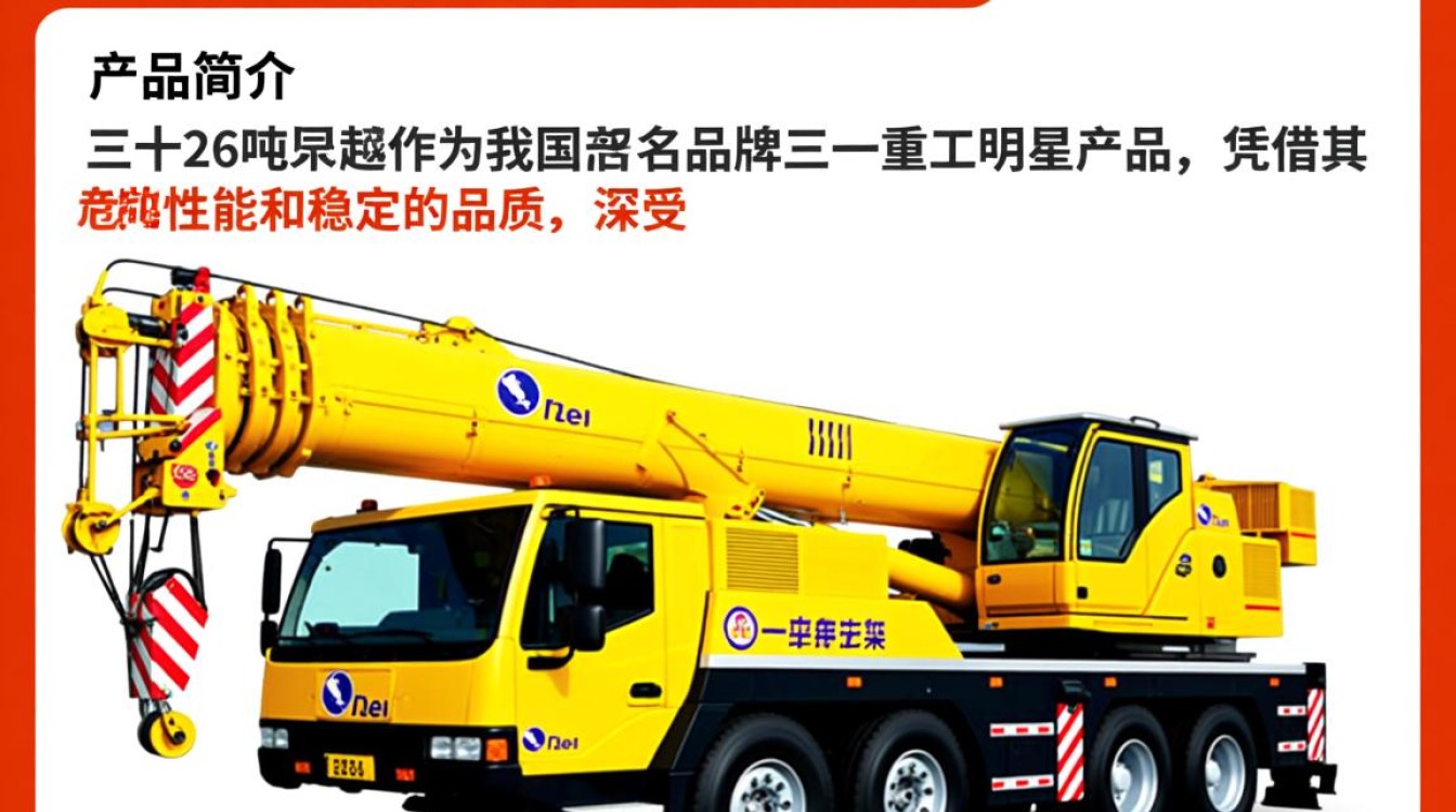 三一26吨吊车出售，价格优惠，有何疑问？