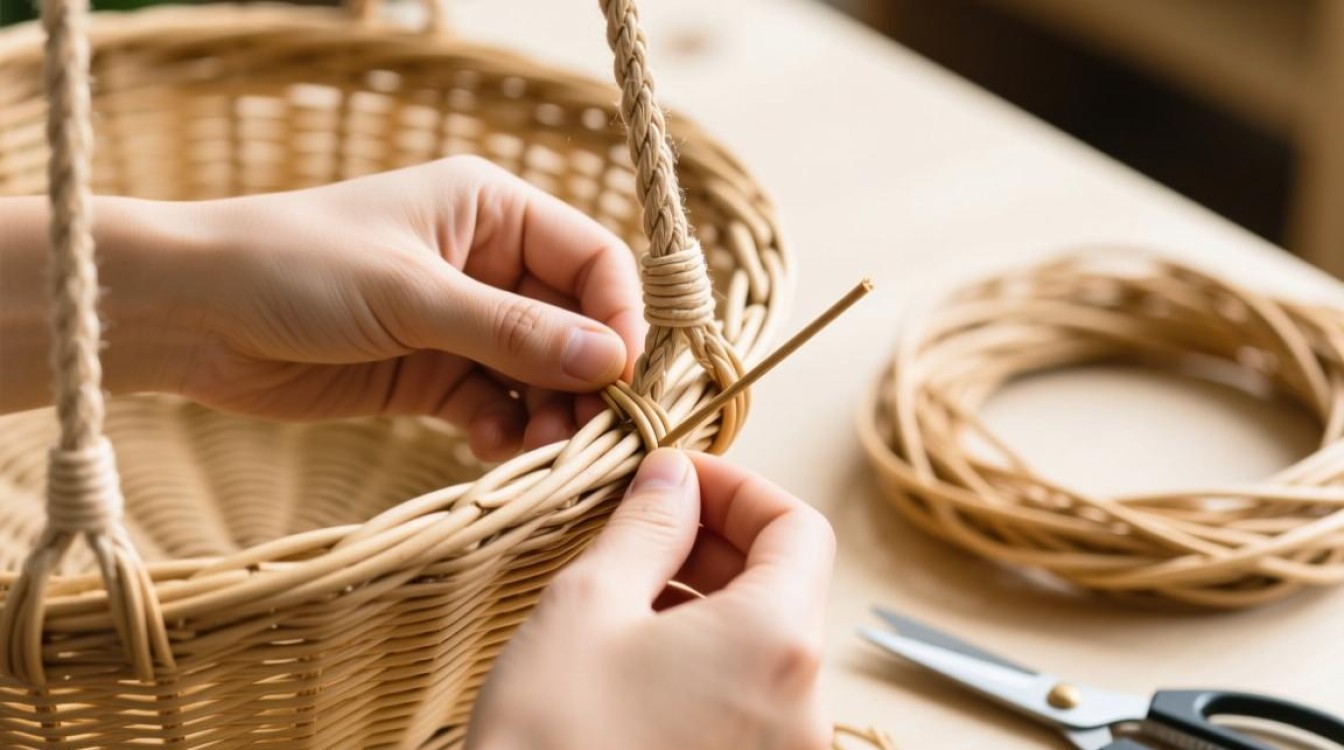 吊篮绕藤条收口方法揭秘？