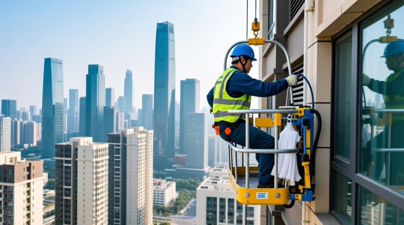 吊篮施工时,底部铺设材料有何讲究? 吊篮施工时,底部铺设材料有何讲究?