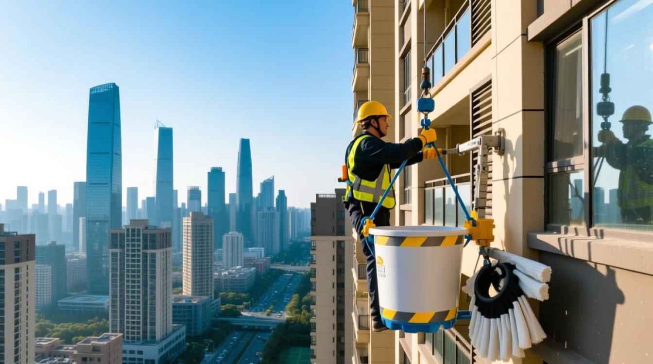 吊篮施工时,底部铺设材料有何讲究? 吊篮施工时,底部铺设材料有何讲究?