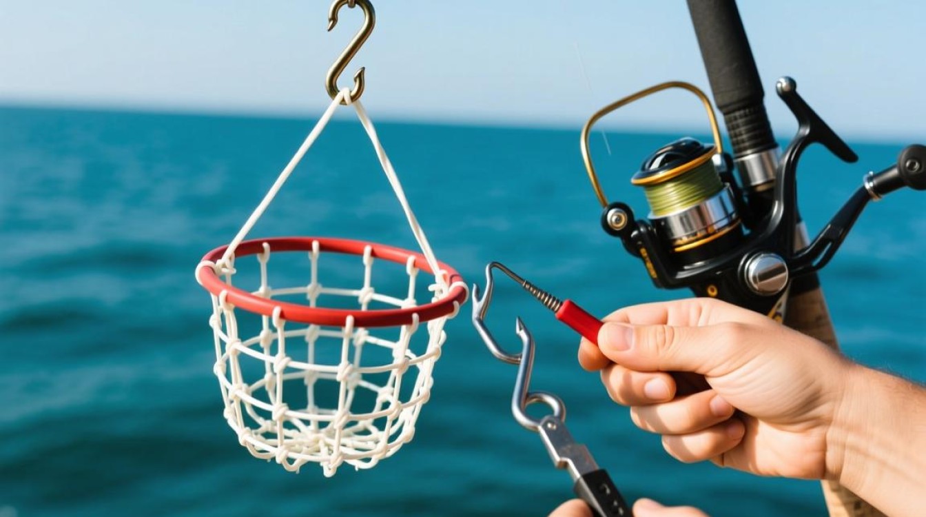 海竿吊篮挂钩方法是什么？