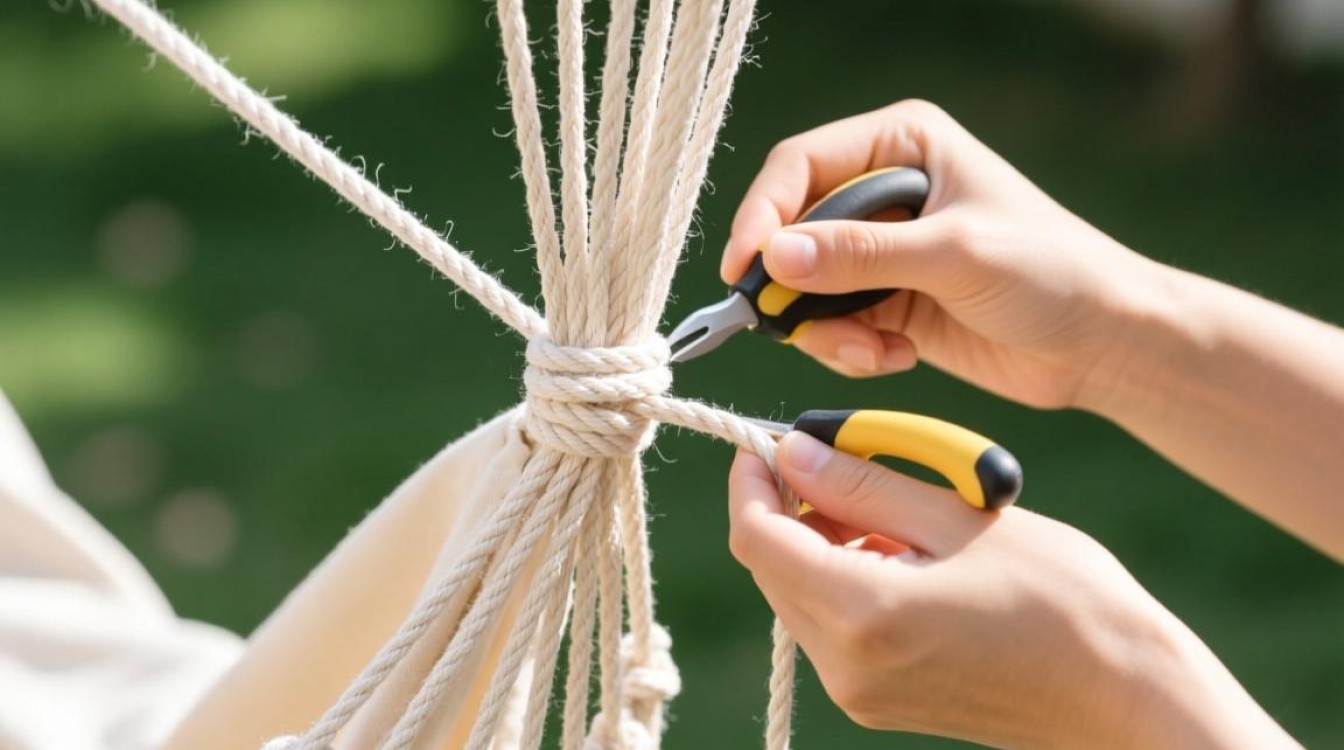 家用吊篮绳子绑法教程,新手必看! 家用吊篮绳子绑法教程,新手必看!