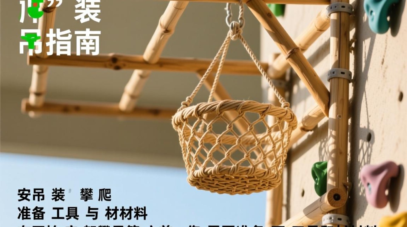 攀爬架吊篮安装步骤详解？