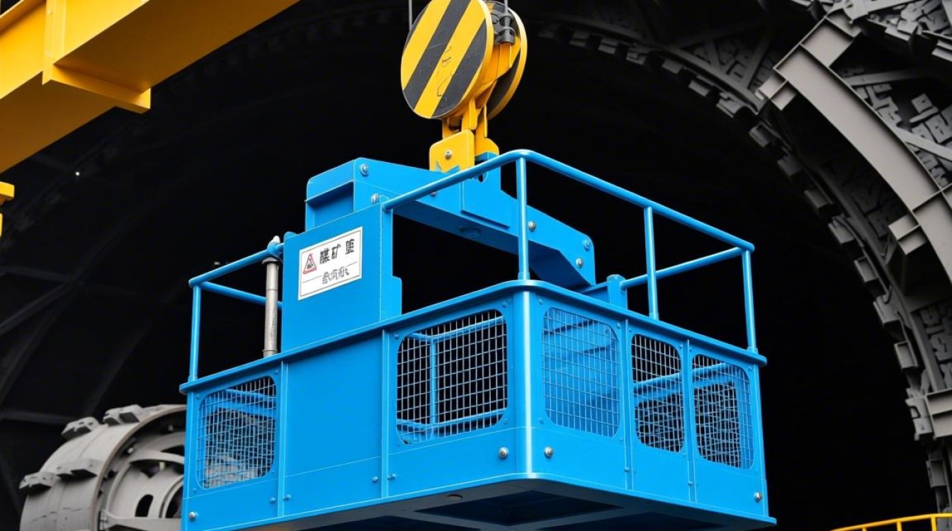 煤矿蓝色吊篮，它是什么装置及其用途？