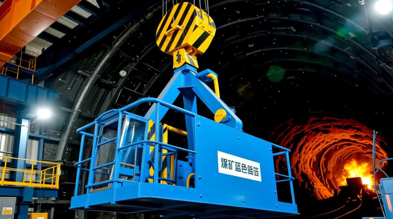 煤矿蓝色吊篮，它是什么装置及其用途？