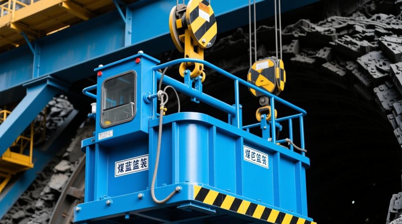 煤矿蓝色吊篮，它是什么装置及其用途？