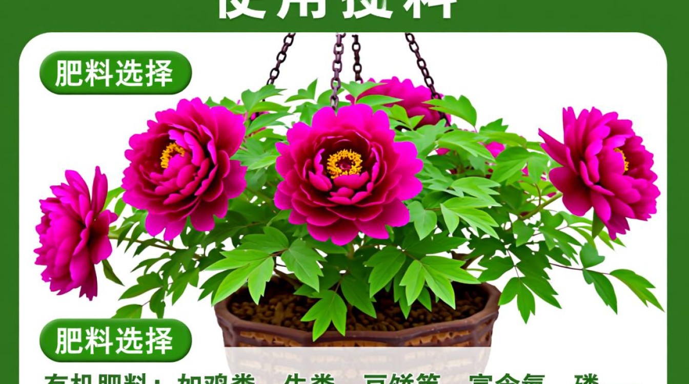 牡丹吊篮肥料使用方法详解？