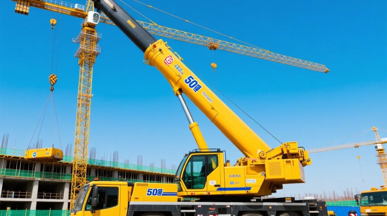 50吨吊车图曝光，这是什么工程如此庞大？