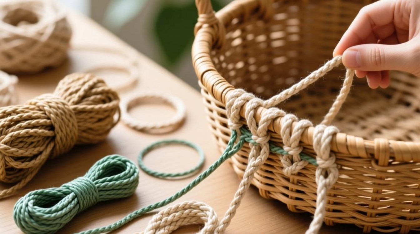 绳编吊篮教程，从零开始学制作？