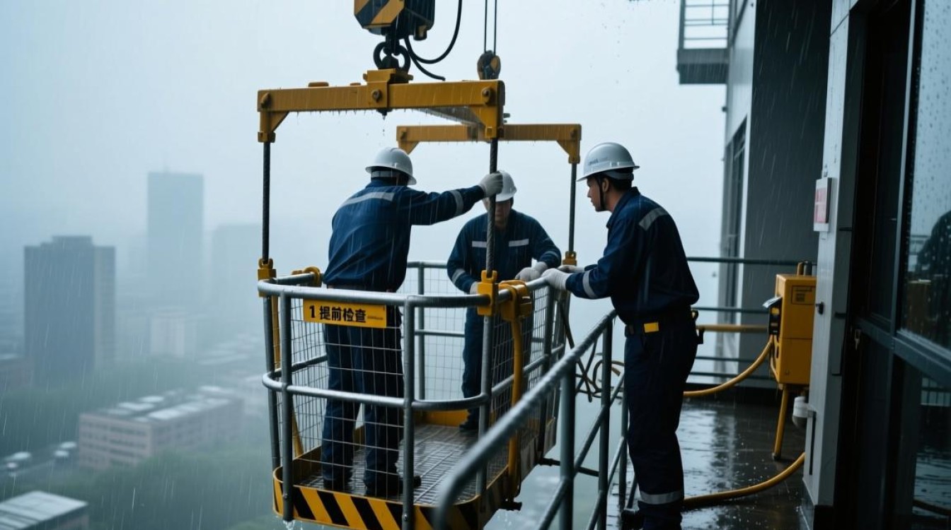高空吊篮遇暴雨如何安全应对? 高空吊篮遇暴雨如何安全应对?