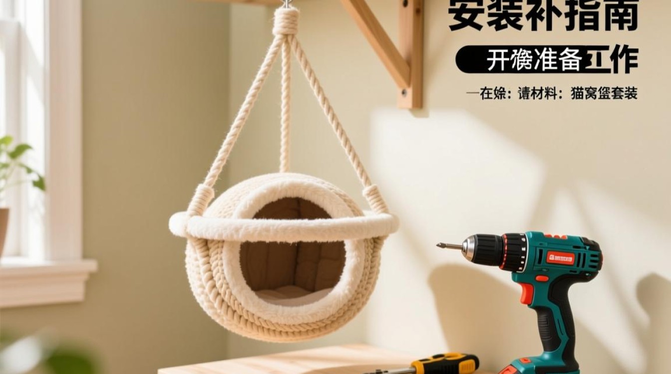 猫窝吊篮安装步骤详解，新手必看？