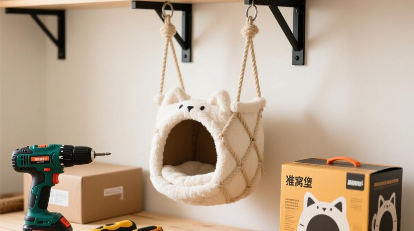猫窝吊篮安装步骤详解，新手必看？