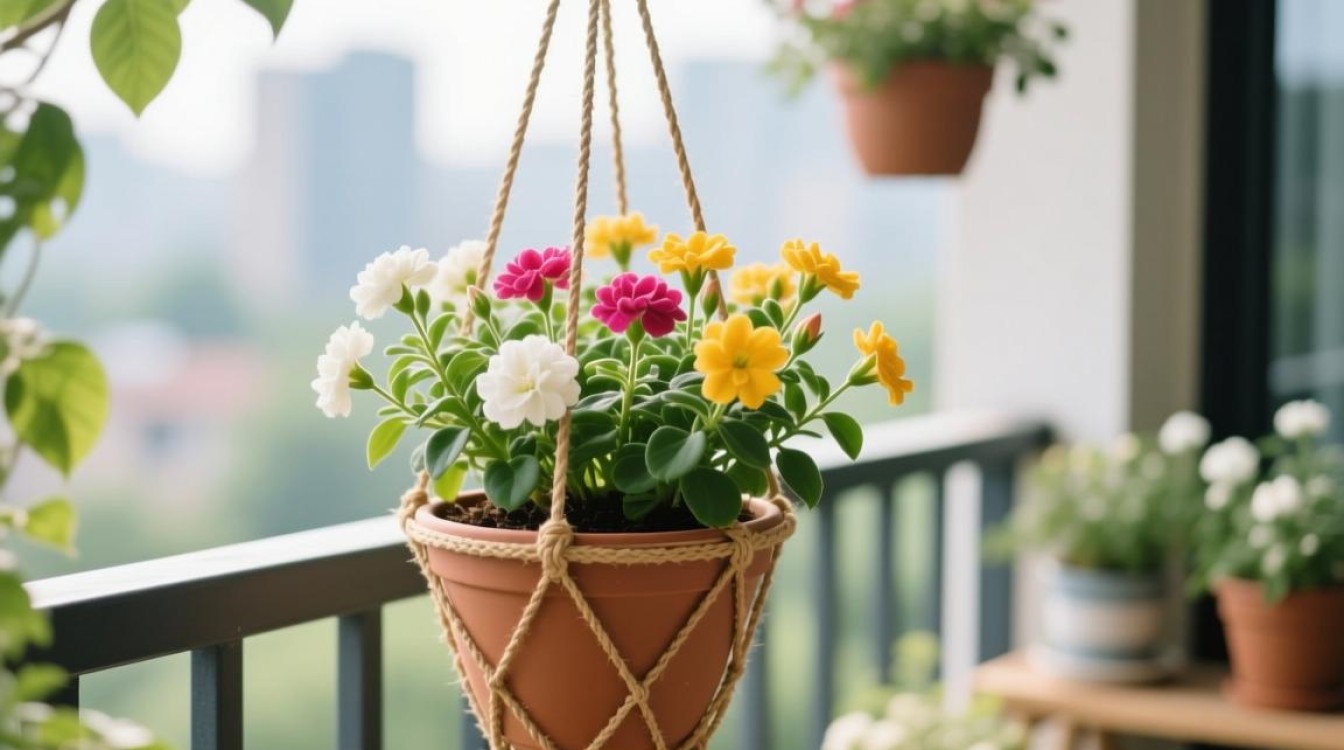阳台吊篮养花方法探讨？