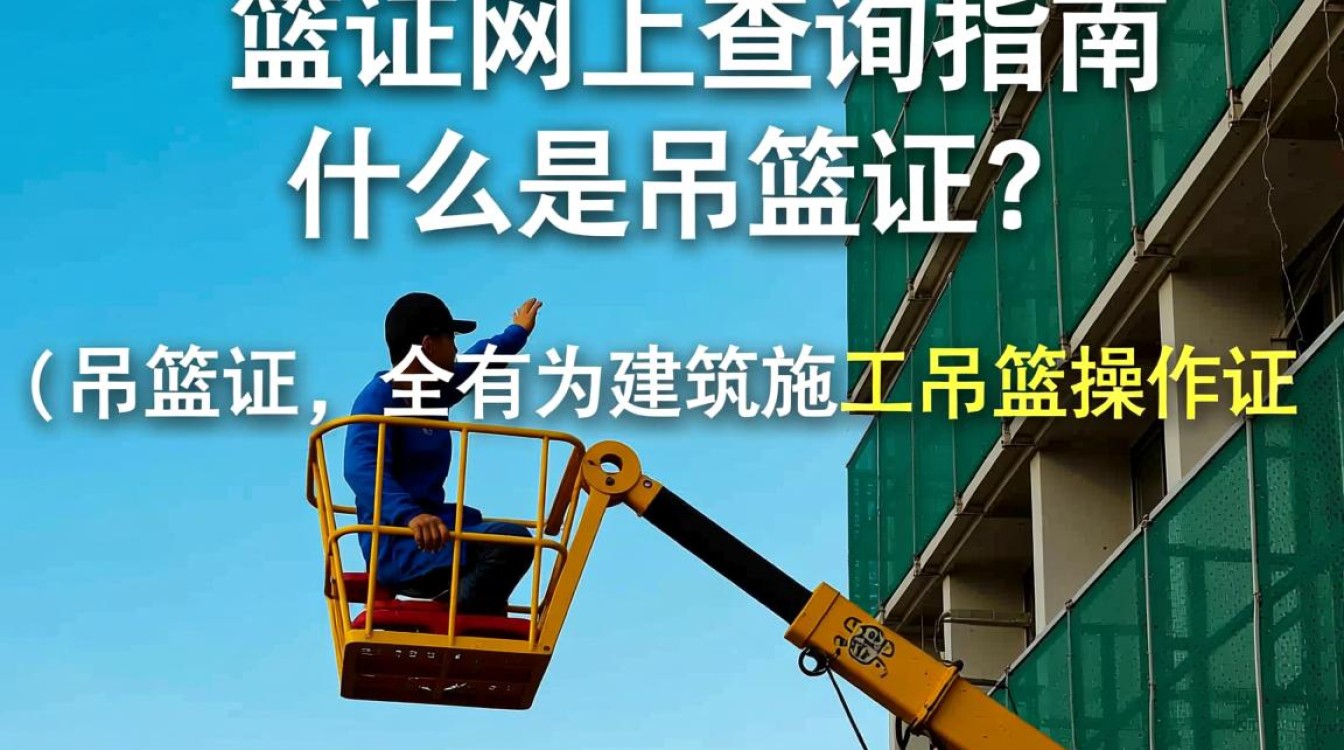 吊篮证查询流程及网上操作指南？