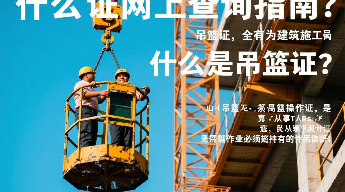 吊篮证查询流程及网上操作指南？