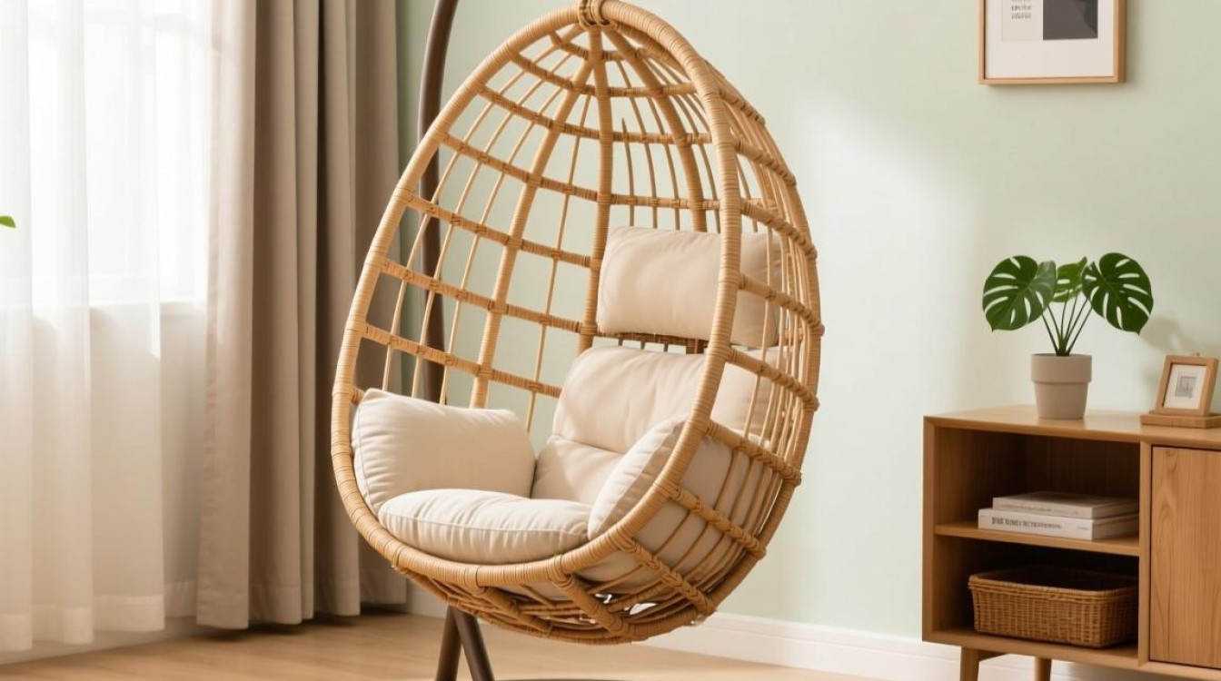 吊篮藤椅收纳视频教程，如何轻松整理？