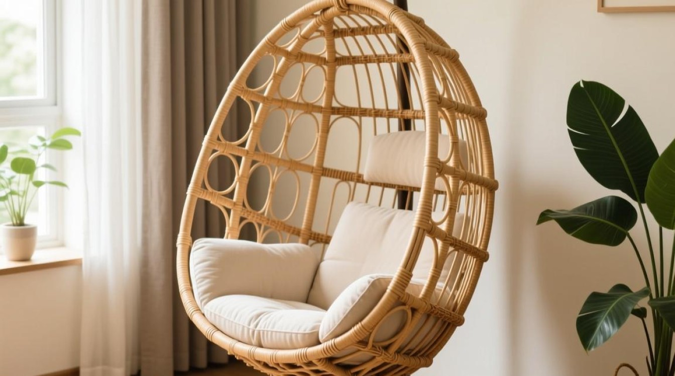 吊篮藤椅收纳视频教程，如何轻松整理？