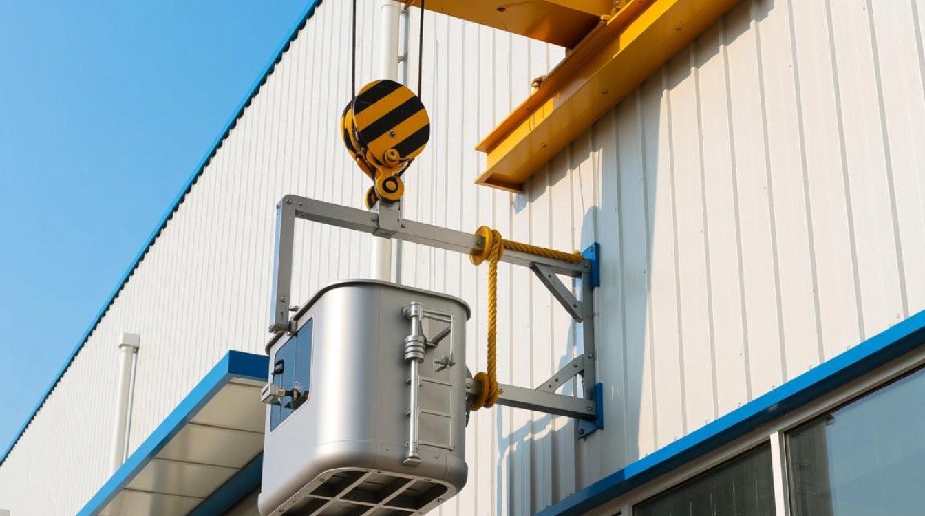 厂房外墙吊篮固定方法及原理？