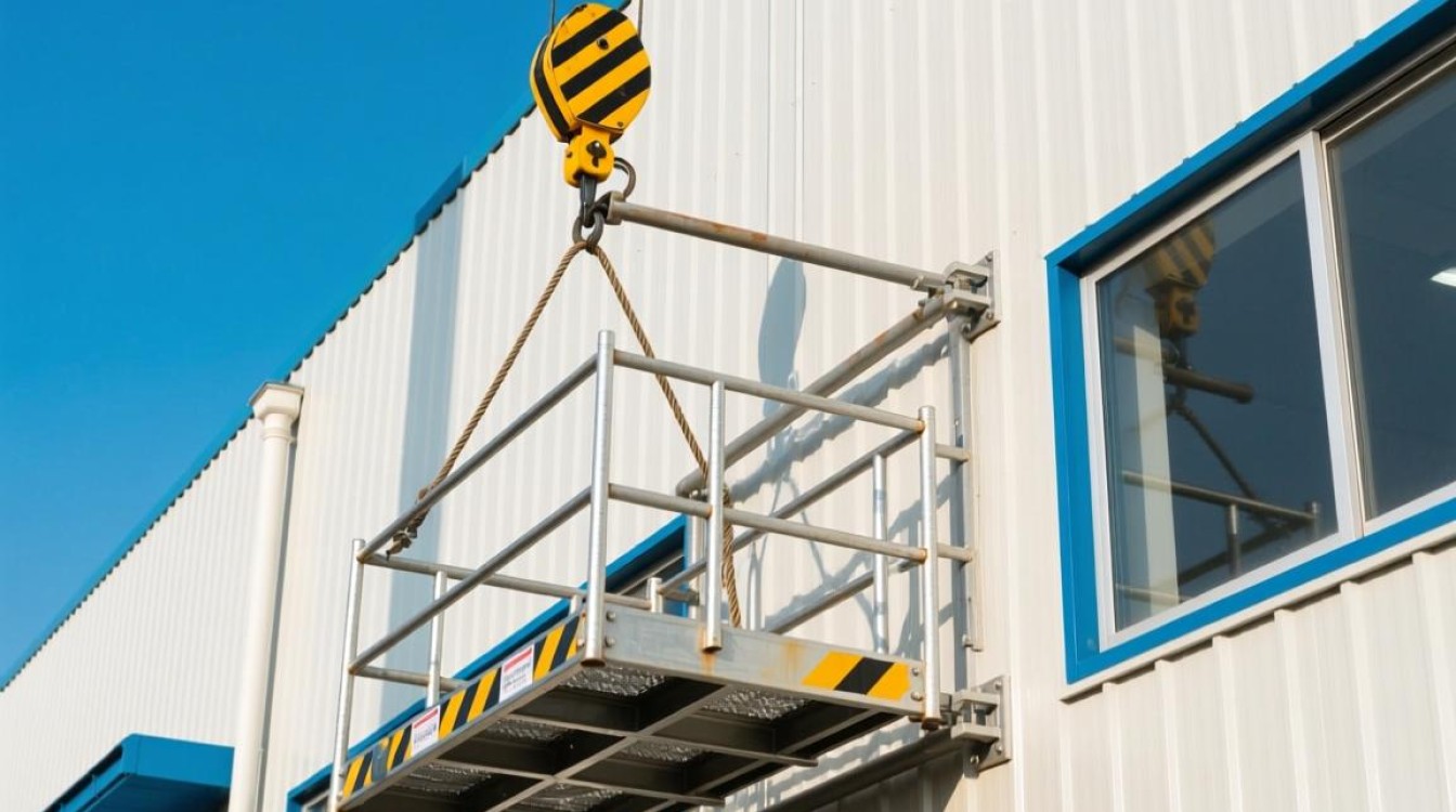 厂房外墙吊篮固定方法及原理？