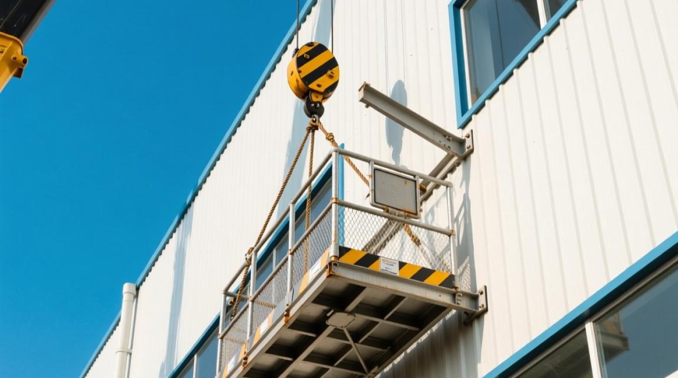 厂房外墙吊篮固定方法及原理？