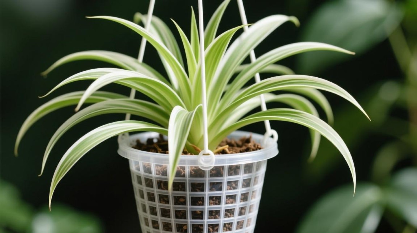 吊篮中自然生长小吊兰的方法揭秘？