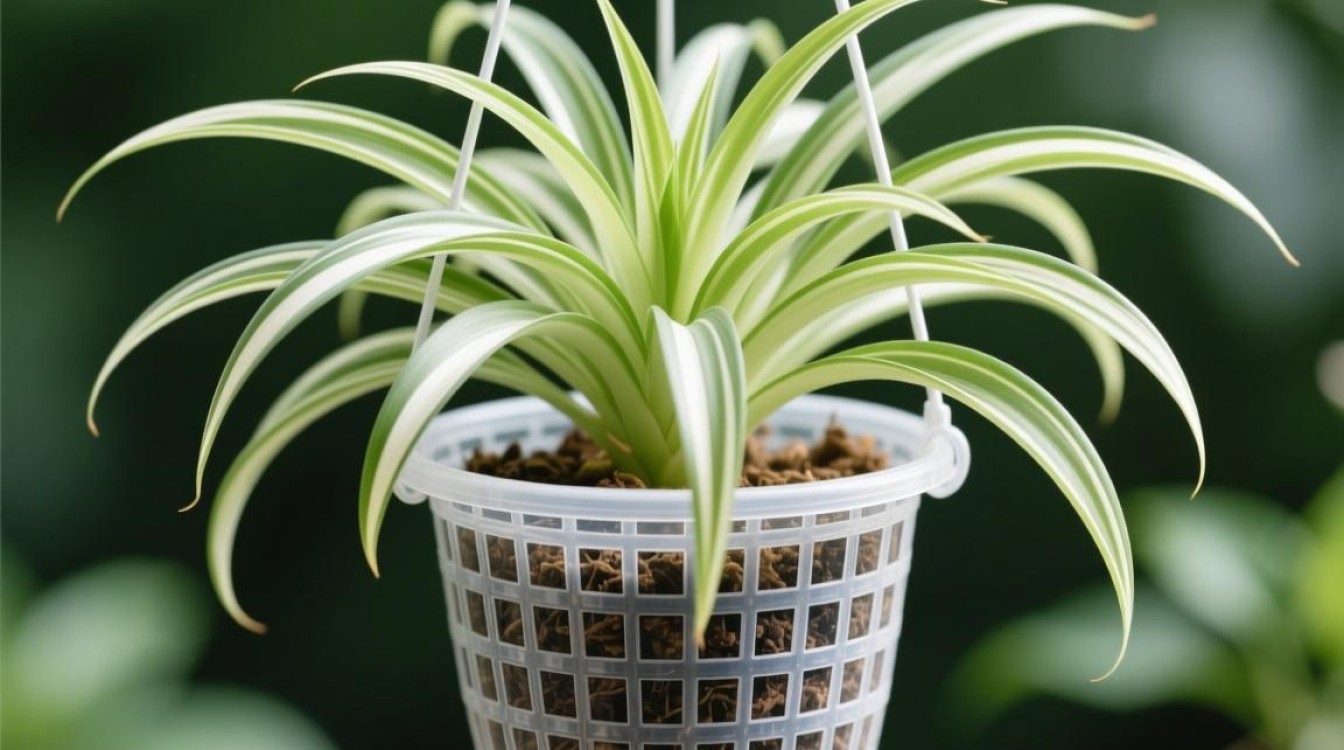 吊篮中自然生长小吊兰的方法揭秘？