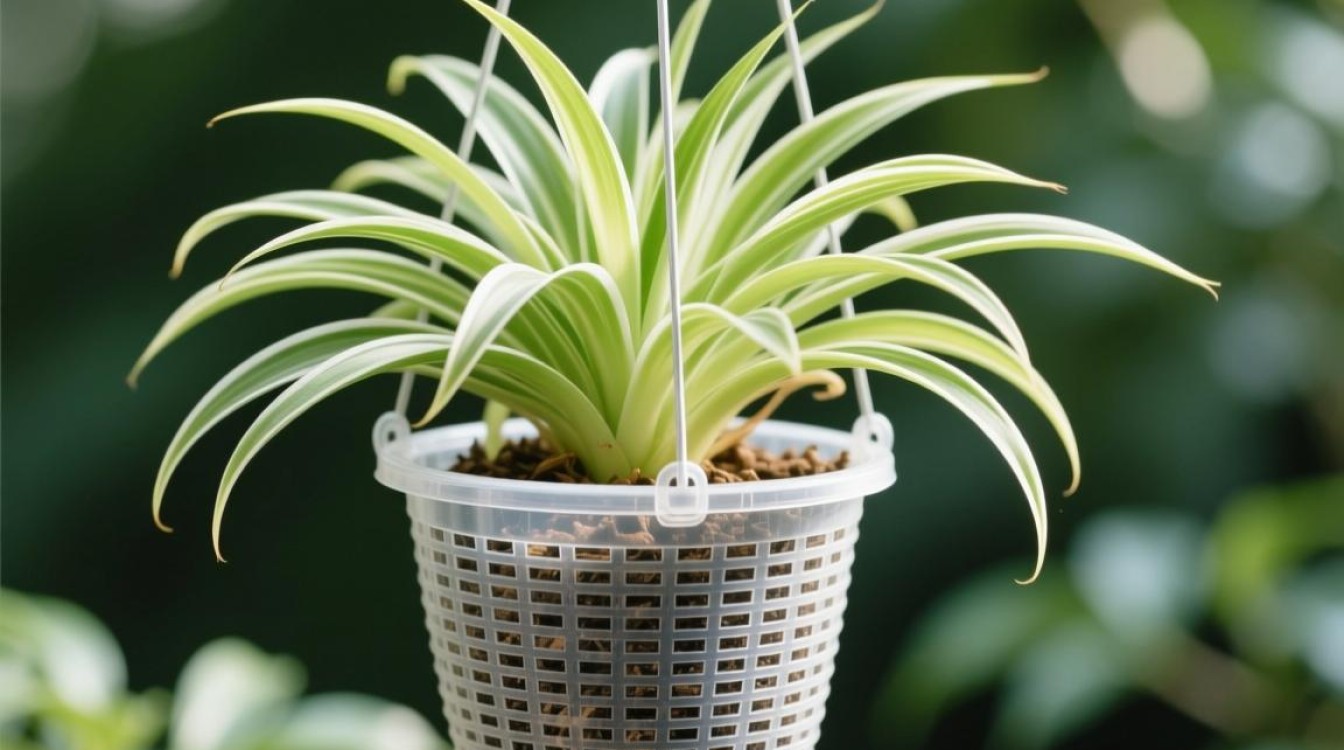 吊篮中自然生长小吊兰的方法揭秘？