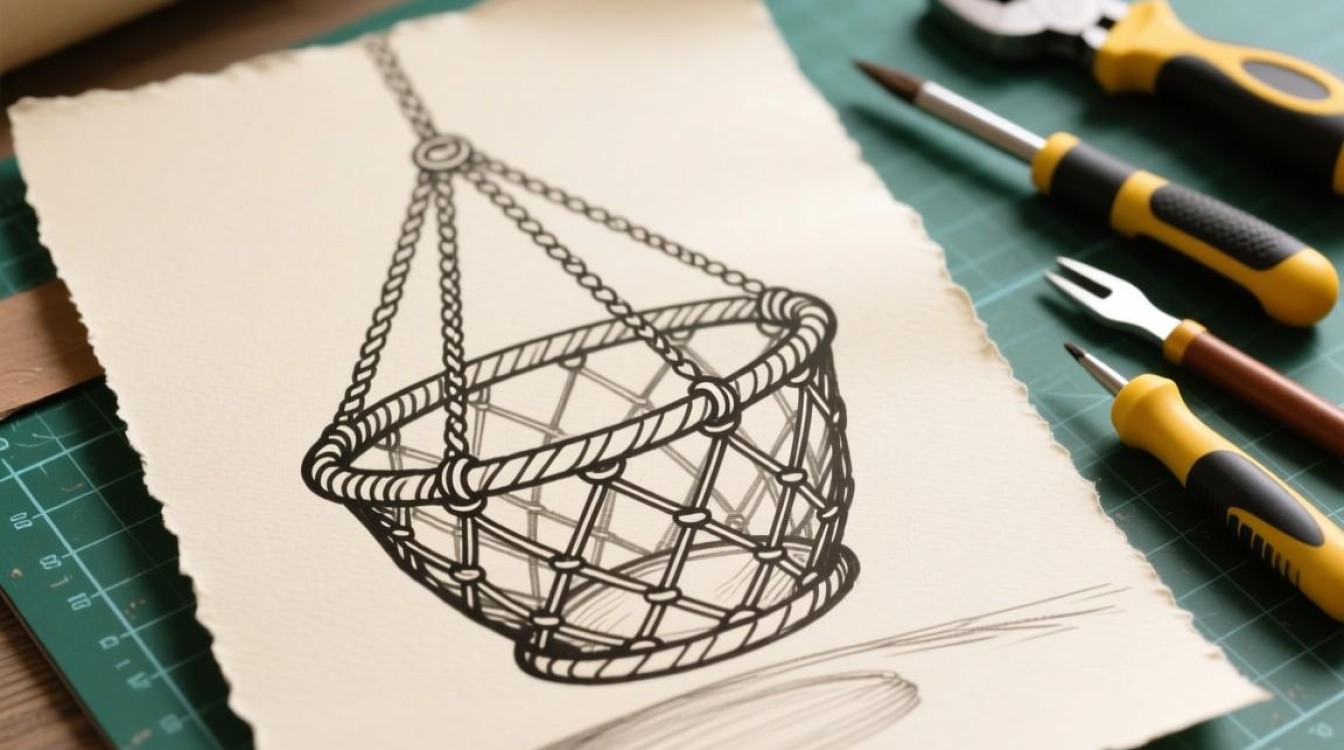 简单吊篮手绘教程，适合绘画初学者？