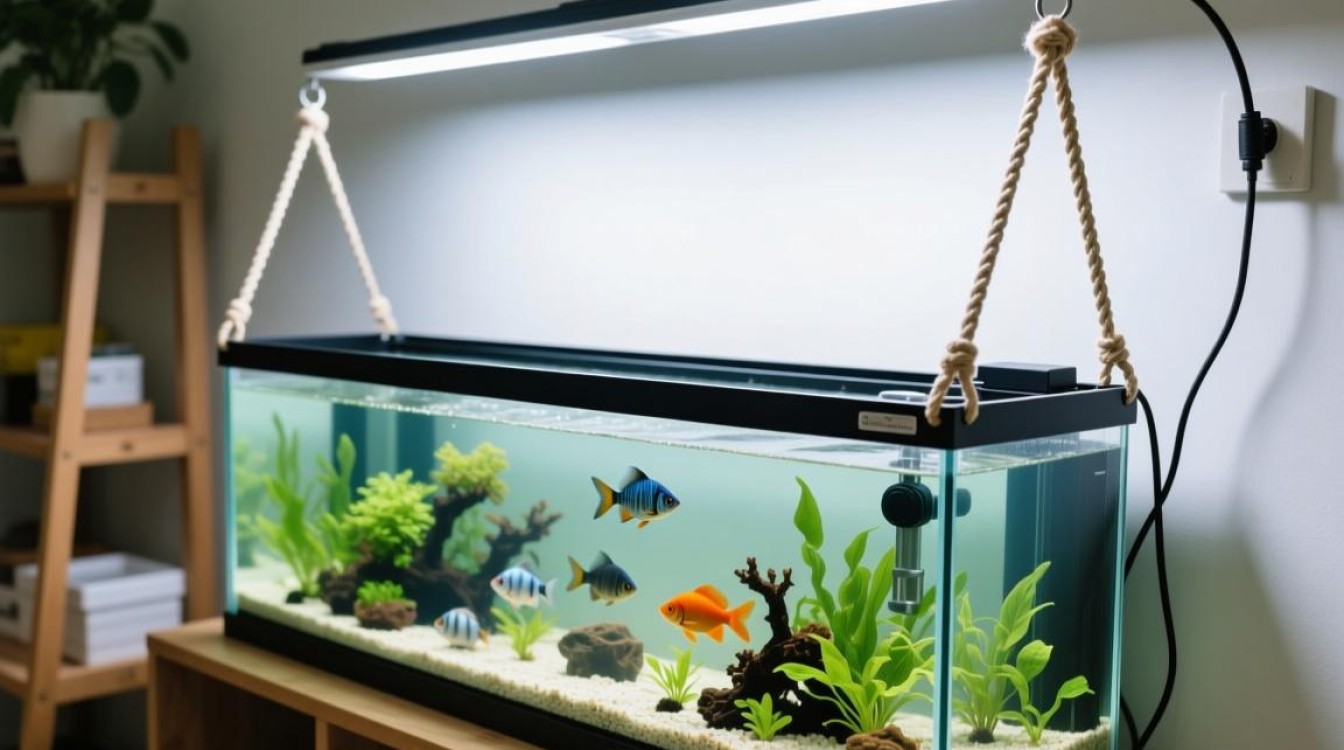 鱼缸加长吊篮安装步骤详解？