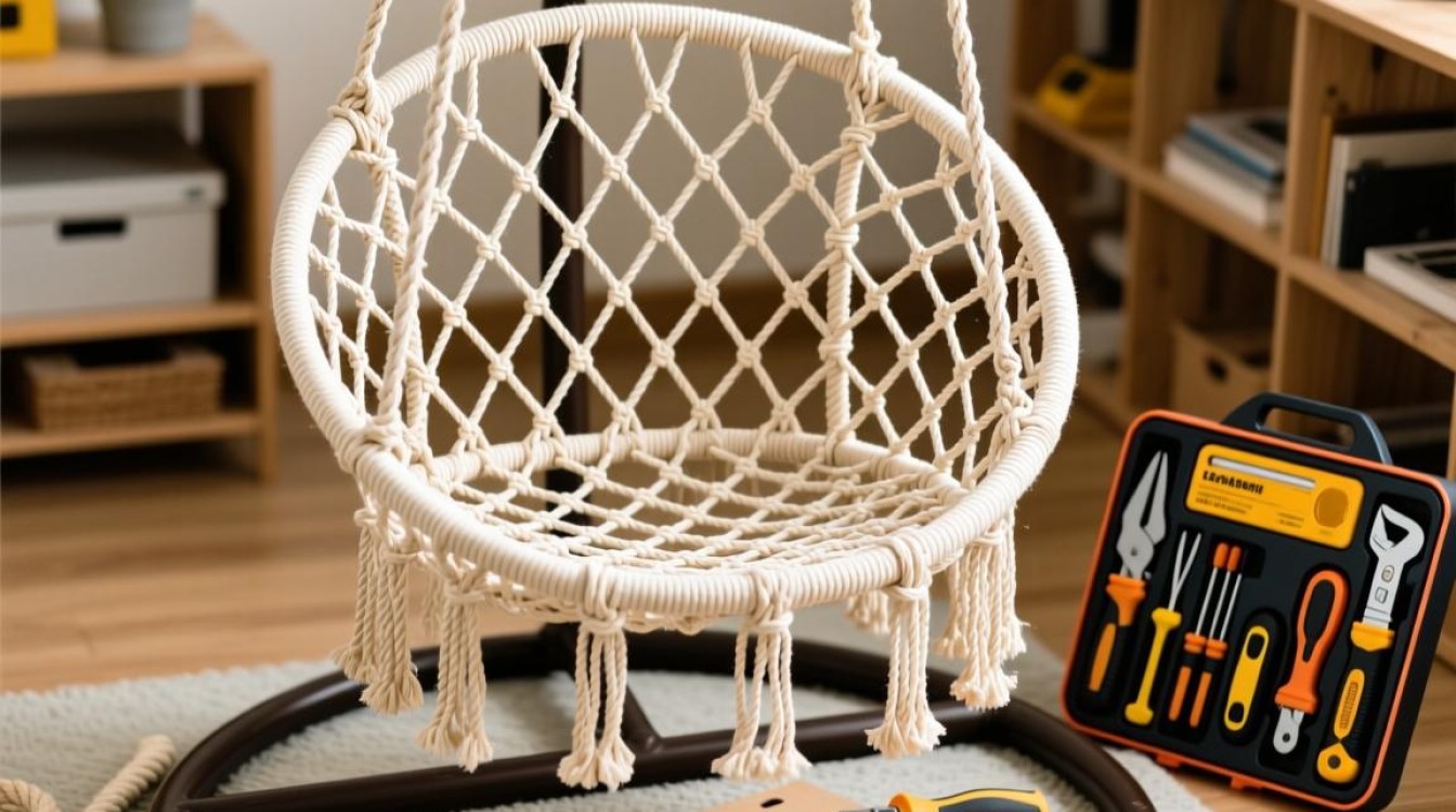 如何正确拆卸绳子吊篮椅子？